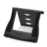 Kensington Easy Riser portable ergonomic laptop stand, for 12 inch - 17 inch devices, height adjustable with SmartFit system, for better cooling and air circulation, Black, 60112