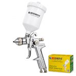EASTMAN Pneumatic Paint Spray Gun (EPSG-827A) - Professional Gravity Feed Sprayer with 600ml Cup | 3-4 Bar Operating Pressure | Ideal for Automotive, Furniture & Metal Painting | 1/4 Inch Air Inlet