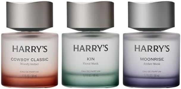 Harry's Men's Cologne Collection- Kin, Moonrise, Cowboy Classic- Eau de Parfum Quality