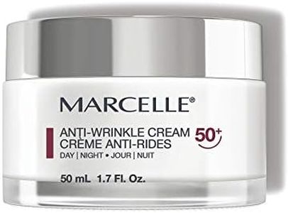 Marcelle Anti-Wrinkle Cream 50+, Day & Night, Anti-Aging Cream with Nourishing Ceramides, Reduces Fine Lines & Wrinkles, Improves Firmness, Fragrance-Free, Hypoallergenic, Cruelty-Free, 50 mL