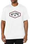 Billabong Big and Tall Swim Shirts for Men UPF 50+ Rash Guard Long & Short Sleeve, White, 5X Tall