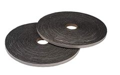 First Lot Single Sided Self Adhesive Multipurpose Uses Gasket Foam Tape 10 mm width x 3 mm Thickness Pack of 2 x 5 Meter Length.