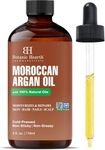 Botanic Hearth Argan Hair Oil for Dry, Frizzy & Curly Hair, Hydrating & Strengthening Moroccan Argan Oil, Non-GMO Verified, 4 fl oz