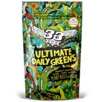 Ultimate Daily Greens Powder - Premium Superfood & Fibre Blend for Gut Health and Immune Function with only Natural Ingredients, Daily Greens Super Blend, Vegan, Handmade in The UK