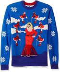 Blizzard Bay Men's Ugly Christmas Sweater Divine, Blue, XL