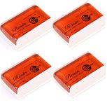 Chienti - 4PCs - High-Class Transparent Yellow Natural Rosin Resin Colophony Cuboid Low Dust Handmade for Violin Viola Cello