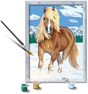 Ravensburger CreArt The Royal Horse Paint by Numbers for Children - Painting Arts and Crafts Kits for Ages 9 Years Up