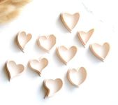 A1 3D Prints Polymer Clay Earring Cutters, 10 Different Shapes of Heart Cutters, Cute Heart Cutter, Clay Earing Making Tools, Set of 10 diiferent Designs