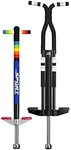 New Bounce Pogo Stick Set - Set of two Ultimate Pogo Sticks W/ Silicone Grips - Sport For Ages 5-9 And Pro Sport For Ages 9 And Up