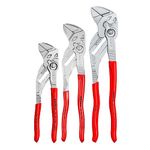 3 Pc Pliers Wrench Set (7", 10", & 12")