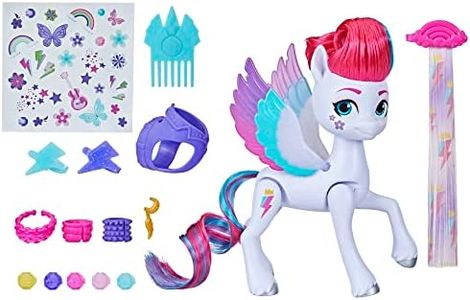 My Little Pony Toys Zipp Storm Style of The Day, 5-Inch Hair Styling Dolls with Fashions, Toys for 5 Year Old Girls and Boys