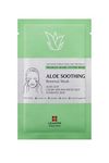 [Leaders Insolution] Aloe Soothing Renewal Face Cotton Sheet Mask 10Pk (with adenosine, red root extract, aloe leaf juice, sodium hyaluronate, brown algae extract, mountain arnica extract)