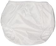 American Baby Company 42004 Dappi Waterproof 100-Percent Nylon Diaper Pants, 2 Pack, X-Large (White)