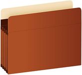 Pendaflex Expanding Accordion File Pockets, Extra Durable, Expands 3.5", Legal Size, Reinforced with Dupont Tyvek Material, 10/Box (15423), Brown