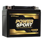 ExpertPower ETX12-BS 12v12ah YTX12-BS (12v 12Ah) Maintenance Free Battery Powersport Motorcycle ATV Replace 2003 Honda TRX250 Recon