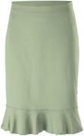 Isis Women's Runway Skirt,Sage,Medi