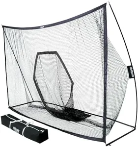 GoSports Golf Practice Hitting Net - Choose Between Huge 10 ft x 7 ft or 7 ft x 7 ft Nets - Personal Driving Range for Indoor or Outdoor Use - Designed by Golfers for Golfers