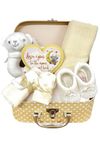 Baby Box Shop - 7 Newborn Baby Gifts Perfect for Gender Reveal Gifts & Baby Shower Gifts - Includes Baby Essentials for Newborn Unisex with Baby Rattle in Cute Keepsake Case, Baby Gift Hamper