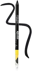 recode Turning Heads Crayon Gel Matte Eyeliner Pencil Cum Kajal Pencil Comes With Smudger On Other Side, Longlasting, Water-Proof & Smudge-Proof Formula, Black, 1.2Gm