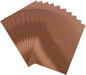 Belle Vous 350gsm 24 Pack A4 Rose Gold Foil Metallic Cardstock - 29.7 x 21cm / 11.7 x 8.25 Inches - Mirror Paper Board for Wedding Invitations, Arts and Crafts, Scrapbooking, and Office Supplies