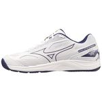 Mizuno Unisex Cyclone Speed 4 Volleyball Shoes, White Blueribbon Mp Gold, 10 UK