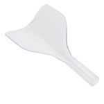 Hairdressing Face Cover, Professional Hair Cutting Eye Protector Cover Face Hairspray Shield for Salon Styling Tools Barber Supplies Hair Spray Shield Plastic Anti Slip Hair Salon (Transparent White)