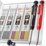 Nicpro 2 Pack Carpenter Pencil with