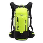 LOCALLION Cycling Backpack Bike Backpacks Biking Backpack Riding Daypack Breathable Lightweight for Outdoor Sports Travelling Hiking 6L (Green-N)