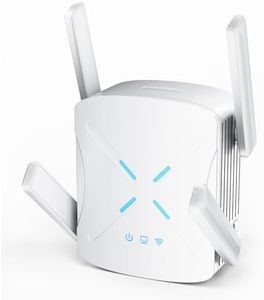 2025 WiFi Extender Signal Booster, New Gen Wi-Fi 6 Repeater, Covers Up to 12,000 sq.ft Range, Dual-Band Internet Booster with Gigabit Ethernet Port, Easy Setup, EasyMesh Compatible (CF-XR183)