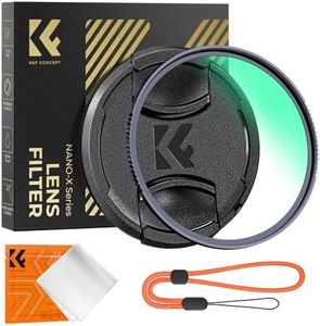 K&F Concept 52mm MCUV Lens Filter with Lens Cap Cleaning Cloth X-Series UV Protection Filter 28-Layer Multi Coated for Camera Lens