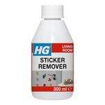 HG Sticker Remover, Sticky Stuff Residue & Adhesive Remover, Cleaning Fluid & Glue Remover for Stickers, Tar, Grease & Oil, Effective Surface Cleaner - 300ml
