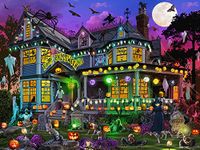 Halloween House Jigsaw Puzzle 550 Piece by Vermont Christmas Company