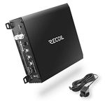 Recoil DI600.1 Class-D Car Audio Mono-Block Subwoofer Amplifier, 1200 Watts Max Power, 2/4 Ohm Stable, Mosfet Power Supply, Remote Bass Knob Included