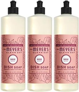 Mrs. Meyer's Liquid Dish Soap, Biodegradable Formula, Limited Edition Rose, 16 fl. oz - Pack of 3