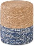 Mxfurhawa Pouf Ottomans, Natural Se