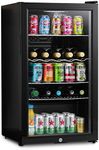 Subcold Super85 LED - Under-Counter Fridge | 85L Beer, Wine & Drinks Fridge | LED Light + Lock and Key | Energy Efficient (Black, 85L)…