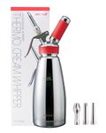 Mosa 500ml Cream Whipper – Stainless Steel Whip Cream Dispenser for Desserts, Drinks & Home Baking