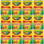 Crayola Crayons Bulk, 12 Packs of 24 Count Crayons, School Supplies, Assorted Colors