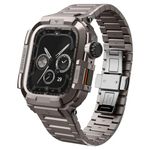 Spigen Metal Armor Pro Designed for Apple Watch Series 9/8/7 45mm Durable Metal Case with Band - Gunmetal