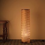 kraftinn Klsl1 Bamboo Standing LED Light (24 Inch, Natural Brown)Pack Of 1