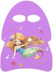 MoKo Swimming Kickboard for Kids, Cartoon Jellyfish-Shape Swimming Training Aid Pool Exercise Equipment, Kickboard for Swimming Training for Swimming Beginner, Purple Mermaid