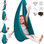 Sensory Swing, Therapy Swing for Kids & Adult, Cuddle Swing Indoor Outdoor Swing, Sensory Joy Swing Hammock Chair for Disorders, Autism, ADHD, Anxiety (110" x 62") (Load Capacity 440 LBS)