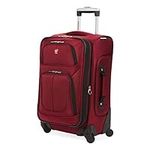 SwissGear Sion Softside Expandable Roller Luggage, Burgundy, Carry-On 21-Inch