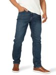 Wrangler Authentics Men's Comfort Flex Waist Relaxed Fit Jean, Rhodes, 32W x 30L (112317565)