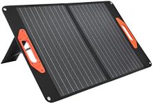 OYSTADE 100W Portable Solar Panel, Foldable Solar Charger 2 USB + DC Outputs, Compatible with Generators Power Station for Camping Campervan Off-grid Home