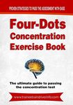 Four-Dots Concentration Exercise Book: The ultimate guide to passing the train driver attention test