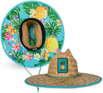 S A Company Summer Straw Hats for UV Sun Protection | Unisex Adult (Tropical Fruit)