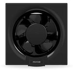 Polycab Freshner Neo 200mm Energy Efficient Exhaust fan for Kitchen, Bathroom | Noiseless, Sleek Design Easy to Clean | High Speed, Powerful Motor, 100% Copper Winding, 2 Year Warranty【Black】