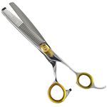 Sharf Thinning Scissors, 6.5" 42-Tooth Professional dog Thinning Shears , Sharp 440c Japanese Stainless Steel Dog grooming scissors