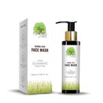 PS Herbs Cosmetic Herbal Rice Face Wash - Gentle Cleanser for Glowing Skin, SLS & Paraben Free, Vegan